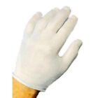 12 Pr Medium 100  Nylon Lightweight White Lisle Coin Jewelry Inspection Gloves