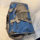 Soft Pet Carrier Tote Bag Blue 18x12x11 Dog Cat Travel Crate Carry Sherpa Euc