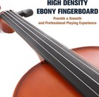 Cecilio Cva-500 Solidwood Ebony Fitted Lightweight Violin - Satin Antique