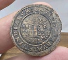 4 Maravedis Mexico Mint 1542-mo M Charles   Joanna Early Colonial Coin 32mm