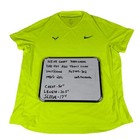 Nike Court Rafa Nadal Dri-fit Adv Tennis Shirt Fd5409-100 Men   s 2xl Volt Green