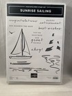 Sunrise Sailing Stamp Set   Hybrid Embossing Folder   Dies Stampin Up 2605
