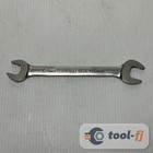 Snap-on Vom1719b 17mm X 19mm Angled Double Open End Wrench Metric Usa Used