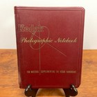 Vintage Red Kodak Photographic Notebook Film Camera Handbook Manual Ring Binder 