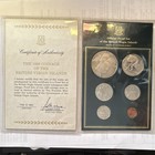 British Virgin Islands 1985 Proof Coin Set Franklin Mint W  Certificate