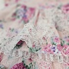 Vintage Baby Floral Dress   Bloomers Pink   Lace