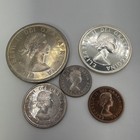 1956 Canada Partial Proof Like Uncirculated Set  1 50c 25c 10c 1c Silver 5 Coin