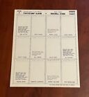 1969 Baseball Stars Official Photostamps Aaron Mays Clemente  see Pics  Ex    