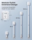 Outlet Extender Stick 360 Rotating Plug Surge Protector Power Strip Usb Outlet