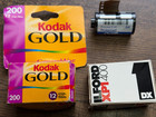 Lot Of 3 Rolls Expired Film - Kodak Gold 200 - Ilford Xp  400 - Polaroid C-41