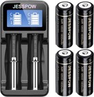 High Capacity 1600mah 18500 Lithium-ion Batteries For Flashlights   Solar Lights