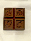 Vintage 80s Lot Of Rubber Eraser s - Candy  russ   Fruit  Heart  Milk  Crayons