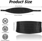 2 Pcs Men s Cumberbund  Adjustable Cummerbund For Men  Tuxedo Belt Accessories  