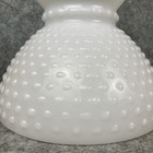 Hurricane Lamp Shade Globe Milk Glass Hobnail Replacement Shade Vintage