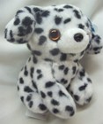 Russ Petooties Pets Soft Zaka The Dalmatian Dog 4  Plush Stuffed Animal Toy New