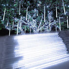 8 Tube Led Meteor Shower Lights Falling Star Tree Drop Icicle Snow Xmas Fairy