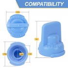Wp12664501 W11395888 12664501sp For Whirlpool Filter Bypass Cap Plugs Blue
