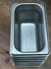Stainless Steel 18-8 Steam Table Pan Tray Buffet 7 X 4 1 4 X 4 Tall  Used
