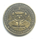 Usmc Toys For Tots Brass Challenge Token Marine Corps Toy Drive Free Shipping