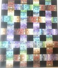 In The Beginning - Garden Delights Strippy Weave Quilt Kit 72 X 88 New