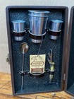 The Original Trav-l-bar Ever-wear Portable Travel Bar Set Vintage Cocktail Kit