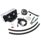 Chromed Reefer Oil Cooler Fan Cooling System For Most 2009-2016 Harley Touring