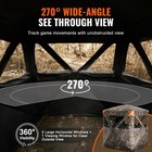 Hunting Blind 270   Ground Deer Duck Blind 3 Windows Mesh For 1-2 Person