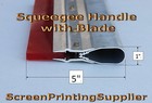 20  Screen Printing Squeegee -aluminum Handle With 65 Single Duro Blade