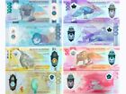 Philippines Set 4 Unc 50 100 500 1000 Piso 2025 2024 Polymer P New Leopard 