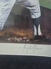 Framed Mickey Mantle Lithograph Signed By Mickey Mantle Angelo Martino