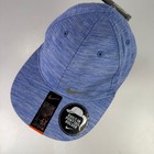 Nike Featherlight Dri-fit Girls Baseball Cap 4 6x Blue Heather Ponytail