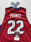 Tayshaun Prince Signed Detroit Pistons Jersey Jsa Coa  22 Nba Champion Kentucky