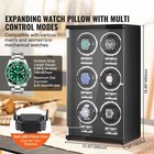Uimoso Automatic Watch Winder For 6 Watches With Quiet Japanese Motors