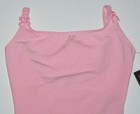 Danskin Leotard Bodysuit Camisole Flower Applique Pink New Child Girl Or Infant