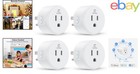 4-pack Smart Socket For Home Automation  Compatible With Alexa   Google