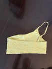 Gap One Shoulder  or Both  Bikini sports Green Zebra Bra A-c Cup light Support