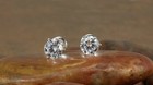 Martini Set In 14k White Gold Round Cut Natural Diamond 1 00ct Stud Earrings