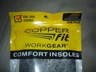 Copper Fit   Work Gear Comfort Insoles   High Impact Cushioning   Men   s Size 8-13