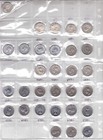 Lot Of 57 Canadian Nickels 1930 - 1970 