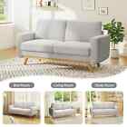 68   Corduroy Apartment Sofa 2 Seater Sofa Modern Couch Loveseat For Living Room