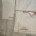 Traditional Embroidered Kosovorotka Russian Linen Shirt Ethnic Folk Boho