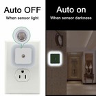 Us Eu Plug-in Auto Sensor Control Led Night Light Lamp For Bedroom Hallway Em