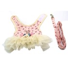 Ambaby Christmas Costume Xmas Small  Medium Dog Dress Harness Leash Puppy Vests 