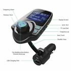 Bluetooth Wireless Car Fm Transmitter Aux Stereo Receiver Adapter 2 Usb Charger