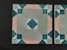 Antique Art Nouveau Tile majolica Tile