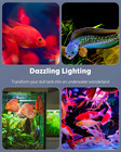 8 W Aquarium Color Enhancement Light For 8  To 15  Fish Tanks  Ipx8 Waterproof A