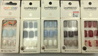 Kiss Impress Press-on Nails Manicure Assorted Styles  All Short  Lot Of 10