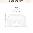 White Angel Wings With Leaf Headband For Newborn Infant Photography Props Sof   