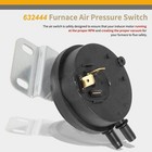 Air Pressure Switch 632444 For Nordyne intertherm miller gibson Gas Furnace