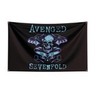 Avenged Sevenfold Heavy Metal Band Flag Banner Tapestry Hanging Wall Art 3x5ft